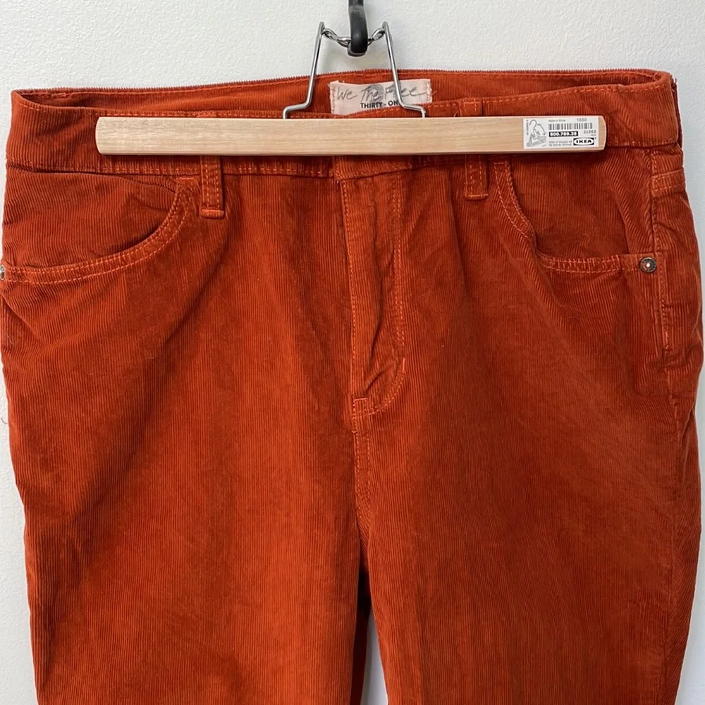 Free People We The Free Burnt Orange Corduroy Pants